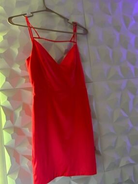 knee length dresses for ladies Dazzling Glam Long Sleeve Rhinestone Mesh Mini Dress main image 0